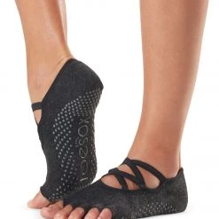 Toesox Elle Half-Toe Yoga Grip Socks Merci ACCESSORIES