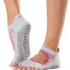 Toesox Bellarina Half-Toe Yoga Grip Socks Siesta 1 Toesox Bellarina Half-Toe Yoga Grip Socks Siesta