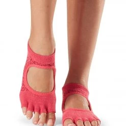 Toesox Bellarina Half-Toe Yoga Grip Socks Hermosa HD ACCESSORIES
