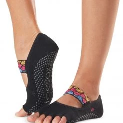 Toesox Mia Half-Toe Yoga Grip Socks Au Revoir ACCESSORIES