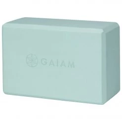 Gaiam Foam Yoga Block 4 Inch Cool Mint YOGA MATS & PROPS