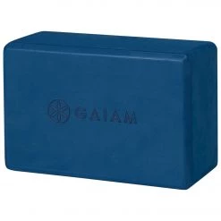 Gaiam Foam Yoga Block 4 Inch Indigo Ink