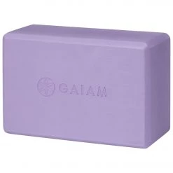 Gaiam Foam Yoga Block 4 Inch Lilac YOGA MATS & PROPS