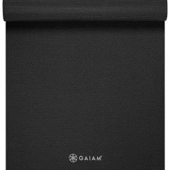 Gaiam Yoga Mat 68" 5mm Black YOGA MATS & PROPS