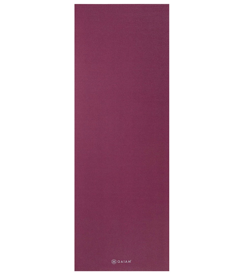Gaiam Yoga Mat 68" 5mm Mulberry YOGA MATS & PROPS 3 Gaiam Yoga Mat 68" 5mm Mulberry YOGA MATS & PROPS