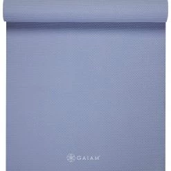 YOGA MATS & PROPS Gaiam Yoga Mat 68" 5mm Chambray
