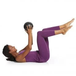 Sporti 9 Inch Mini Exercise Ball Black YOGA MATS & PROPS