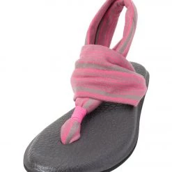 ACCESSORIES Sanuk Women's Yoga Sling 2 Sandal Charcoal/Hot Pink