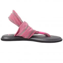 ACCESSORIES Sanuk Women's Yoga Sling 2 Sandal Charcoal/Hot Pink