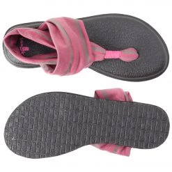 ACCESSORIES Sanuk Women's Yoga Sling 2 Sandal Charcoal/Hot Pink