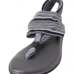 Sanuk Women's Yoga Sling 2 Sandal Black/White