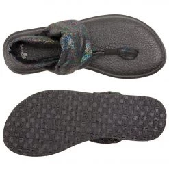 ACCESSORIES Sanuk Women's Yoga Sling 2 Metallic Sandal Black Rainbow