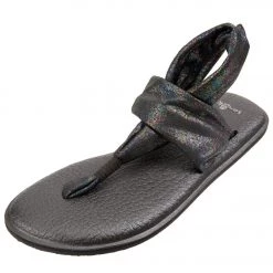 ACCESSORIES Sanuk Women's Yoga Sling 2 Metallic Sandal Black Rainbow