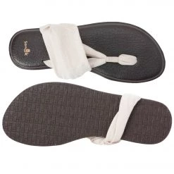 Sanuk Women's Yoga Sling 2 Metallic Sandal Rose Gold