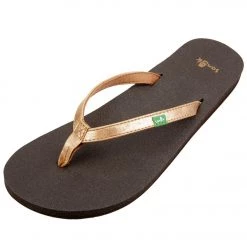 ACCESSORIES Sanuk Women's Yoga Joy Metallic Flip Flop Rose Gold