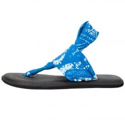 Sanuk Yoga Sling 2 Prints Sandal Bright Blue Tribal ACCESSORIES
