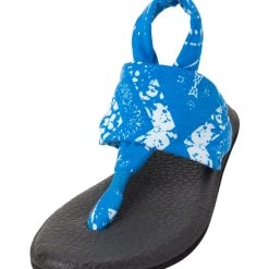 Sanuk Yoga Sling 2 Prints Sandal Bright Blue Tribal ACCESSORIES