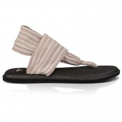 Sanuk Yoga Sling 2 Prints Sandal Tan/Natural Stripes ACCESSORIES