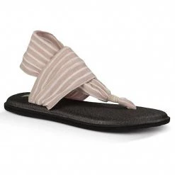 Sanuk Yoga Sling 2 Prints Sandal Tan/Natural Stripes ACCESSORIES