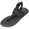 Sanuk Yoga Sling 2 Prints Sandal Black/White Dots ACCESSORIES