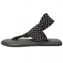 Sanuk Yoga Sling 2 Prints Sandal Black/White Dots ACCESSORIES