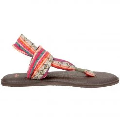ACCESSORIES Sanuk Yoga Sling 2 Prints Sandal Olive/Multi Tribal Stripe