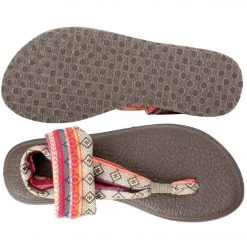 ACCESSORIES Sanuk Yoga Sling 2 Prints Sandal Olive/Multi Tribal Stripe