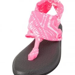 Sanuk Yoga Sling 2 Prints Sandal Hot Pink Tribal