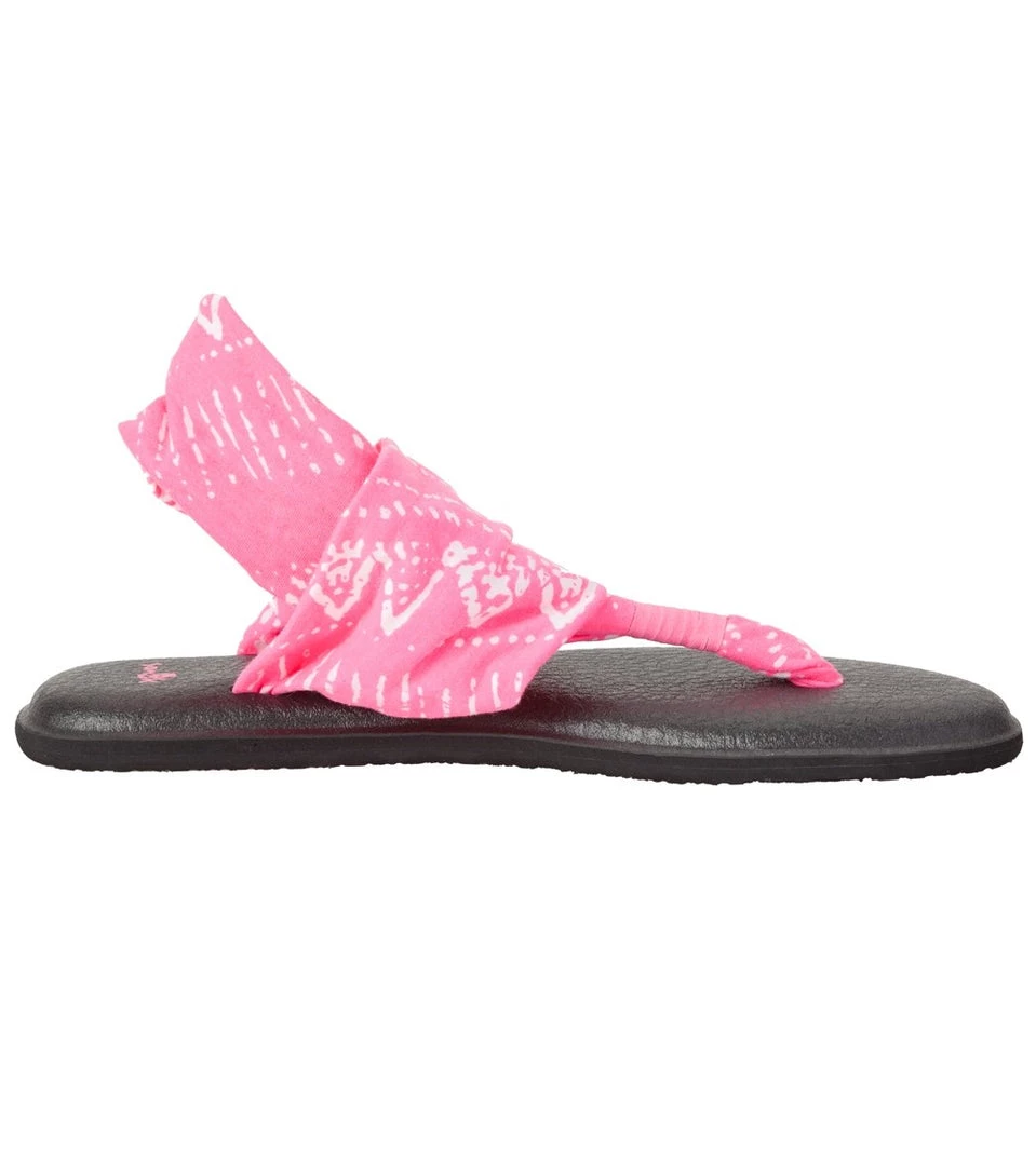 Sanuk Yoga Sling 2 Prints Sandal Hot Pink Tribal 5 Sanuk Yoga Sling 2 Prints Sandal Hot Pink Tribal