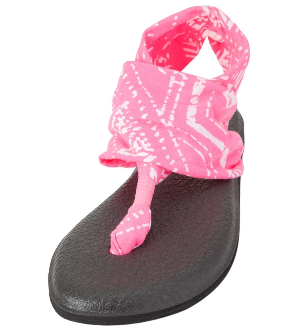 Sanuk Yoga Sling 2 Prints Sandal Hot Pink Tribal 8 Sanuk Yoga Sling 2 Prints Sandal Hot Pink Tribal