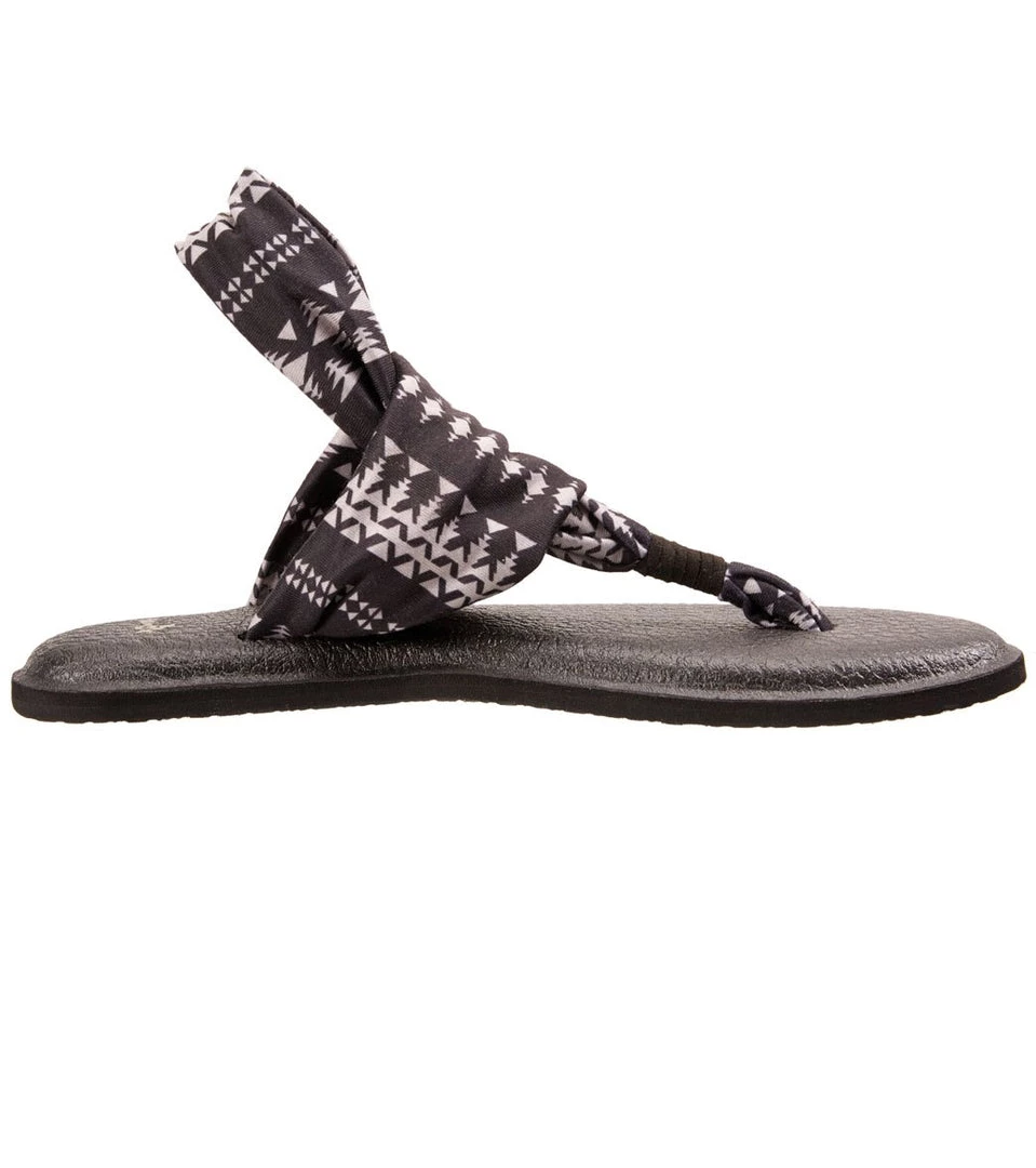 Sanuk Women's Yoga Sling 2 Prints Sandal Black/Natural Koa Tribal 5 Sanuk Women's Yoga Sling 2 Prints Sandal Black/Natural Koa Tribal
