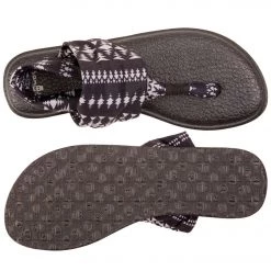 Sanuk Women's Yoga Sling 2 Prints Sandal Black/Natural Koa Tribal 11 Sanuk Women's Yoga Sling 2 Prints Sandal Black/Natural Koa Tribal