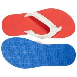 ACCESSORIES Sanuk Women's Yoga Mat Stacker Flip Flop White Rainbow