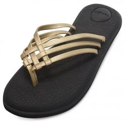 ACCESSORIES Sanuk Women's Yoga Salty Metallic Sandal Champagne 13 ACCESSORIES Sanuk Women's Yoga Salty Metallic Sandal Champagne