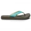 Sanuk Women's Yoga Mat Flip Flop Aqua ACCESSORIES