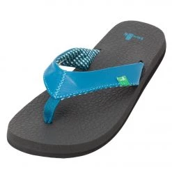 Sanuk Women's Yoga Mat Flip Flop Marine Blue