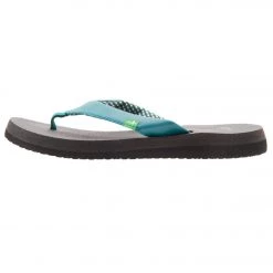 Sanuk Women's Yoga Mat Flip Flop Evergreen ACCESSORIES
