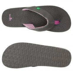 ACCESSORIES Sanuk Women's Yoga Mat Flip Flop Gunmetal
