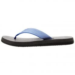 ACCESSORIES Sanuk Women's Yoga Mat Webbing Flip Flop Deep Blue/Off White