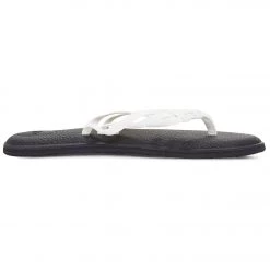 Sanuk Women's Yoga Salty Sandal White 10 Sanuk Women's Yoga Salty Sandal White