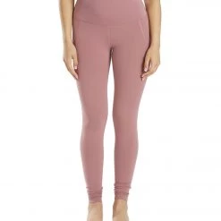 Everyday Yoga High Waisted Go-To Pocket Leggings 28" Dusty Rose CLOTHING
