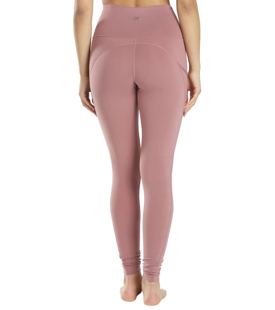 Everyday Yoga High Waisted Go-To Pocket Leggings 28" Dusty Rose CLOTHING 5 Everyday Yoga High Waisted Go-To Pocket Leggings 28" Dusty Rose CLOTHING