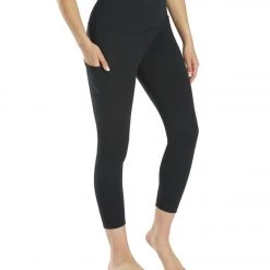 CLOTHING Everyday Yoga High Waisted Go-To Pocket Capri Crop 21" Black