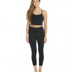 CLOTHING Everyday Yoga High Waisted Go-To Pocket Capri Crop 21" Black 12 CLOTHING Everyday Yoga High Waisted Go-To Pocket Capri Crop 21