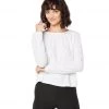 Beyond Yoga Featherweight Morning Light Cropped Pullover Cloud White 2 Beyond Yoga Featherweight Morning Light Cropped Pullover Cloud White