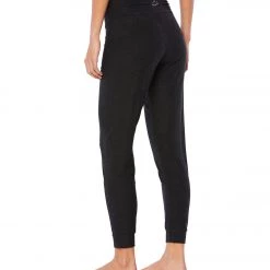 Beyond Yoga Lounge Around Midi Yoga Joggers Darkest Night