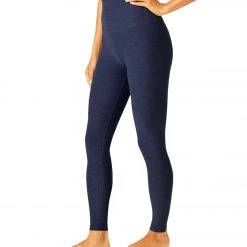 Beyond Yoga Spacedye High Waisted Caught In The Midi 7/8 Yoga Leggings Nocturnal Navy