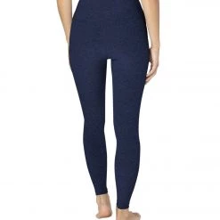 Beyond Yoga Spacedye High Waisted Caught In The Midi 7/8 Yoga Leggings Nocturnal Navy