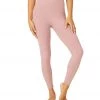 Beyond Yoga Spacedye High Waisted Caught In The Midi 7/8 Yoga Leggings Blush Blooms-Pink Haze