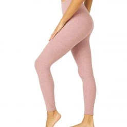 Beyond Yoga Spacedye High Waisted Caught In The Midi 7/8 Yoga Leggings Blush Blooms-Pink Haze